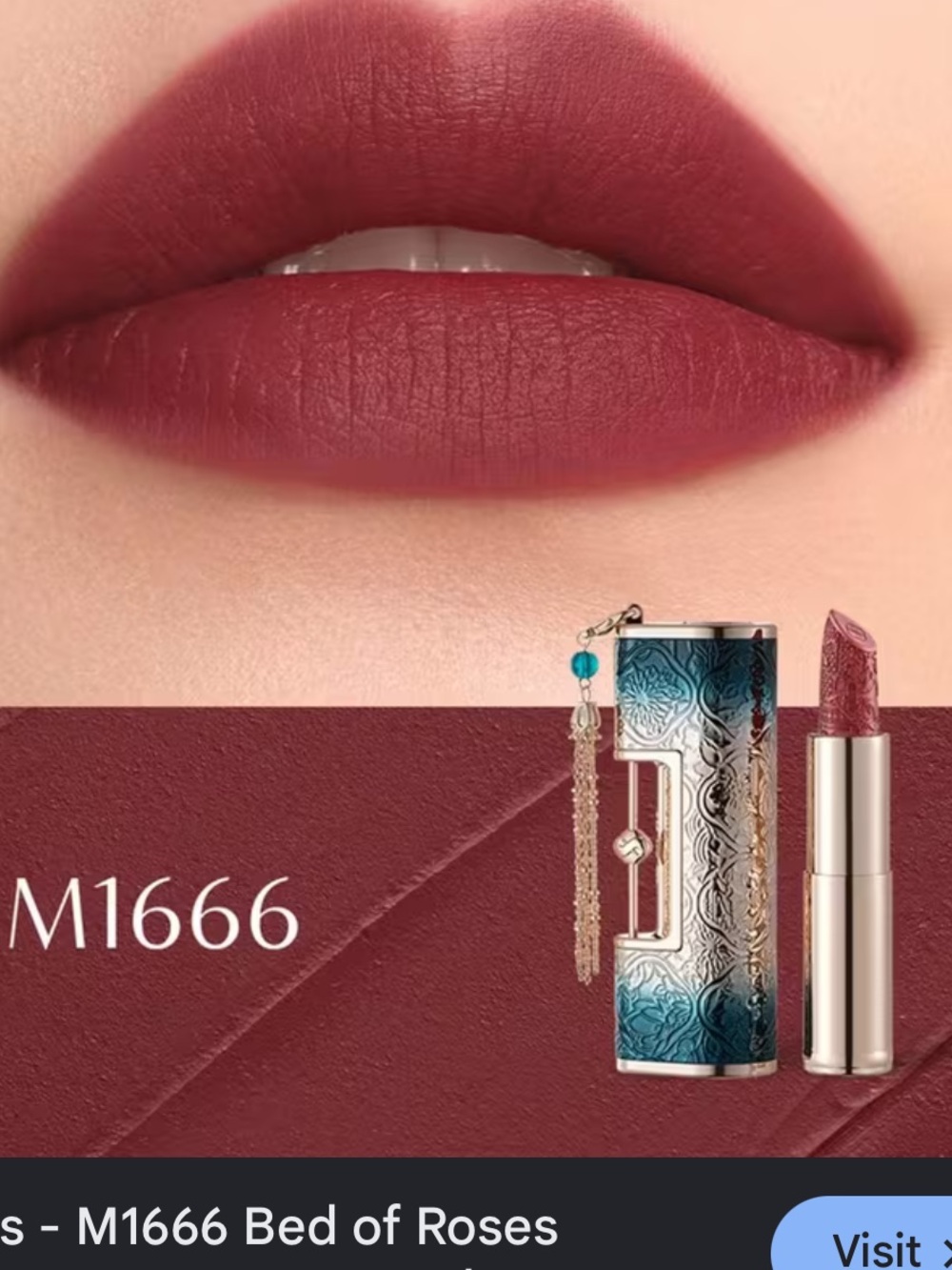 Bed of Roses Matte Lipstick — Deep Rose